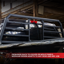 Load image into Gallery viewer, Gen-Y 19+ Dodge Ram 2500/3500 Defender 2 Outer Louver Panel for Headache Rack - Black