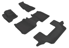 Load image into Gallery viewer, 3D MAXpider 2009-2019 Ford Flex Kagu 1st &amp; 2nd &amp; 3rd Row Floormats - Black