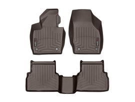 WeatherTech 2015+ Audi Q3 Front and Rear FloorLiner - Cocoa