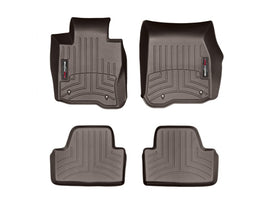 WeatherTech 2014+ BMW 4-Series Front & Rear FloorLiner - Cocoa