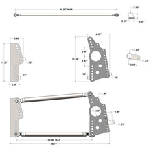 Load image into Gallery viewer, QA1 HD Pro Rear Drag 4-Link System - No Shocks/Springs
