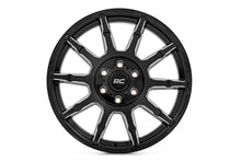 Load image into Gallery viewer, Rough Country 83 Series Wheel | One-Piece | Gloss Black | 17x9 | 6x5.5 | +0mm