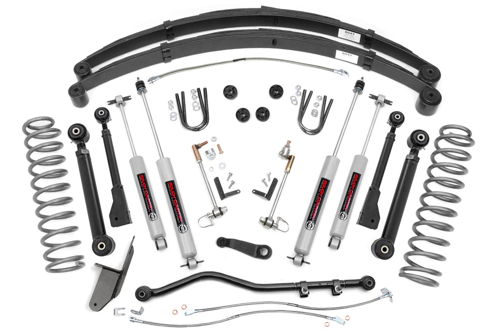 4.5 Inch Lift Kit | RR Springs | X-Series | Jeep Cherokee XJ 2WD/4WD (84-01)