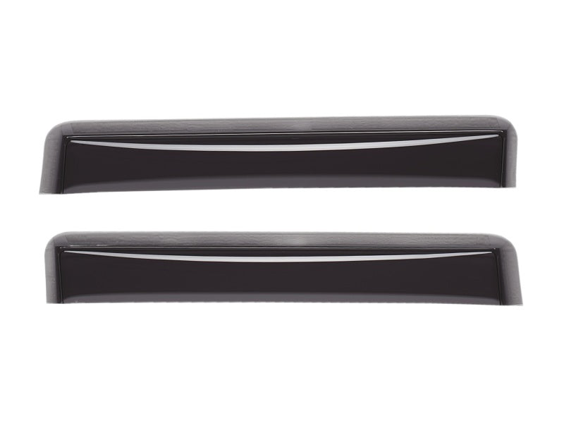WeatherTech 05-13 Toyota Tacoma Access Cab Rear Side Window Deflectors - Dark Smoke