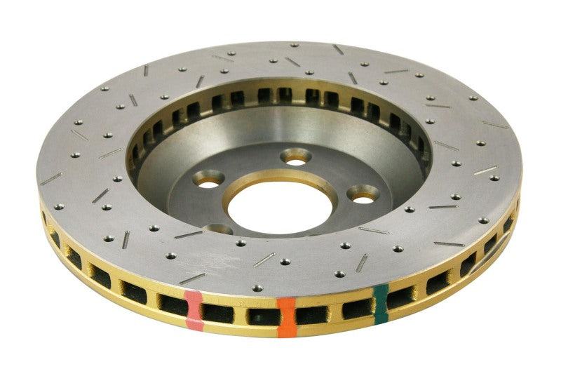 DBA 05-10 Mustang GT/ 11+ V6 Front Drilled & Slotted 4000 Series Rotor