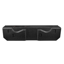 Load image into Gallery viewer, DS18 4 x 8in Forward Firing Underseat Ported Box Subwoofer Enclosure -Black Spray Liner Paint Finish