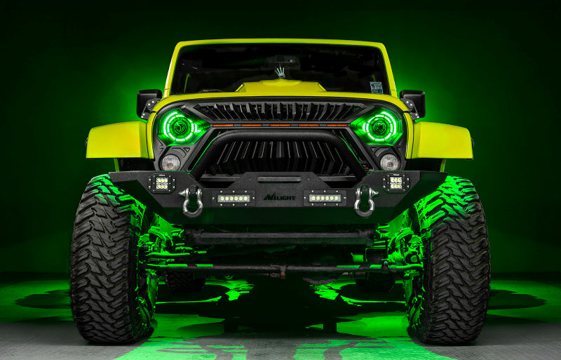 ORACLE Lighting 07-18 Jeep Wrangler JK Oculus 7in. ColorSHIFT Bi-LED Projector Headlights NO RETURNS