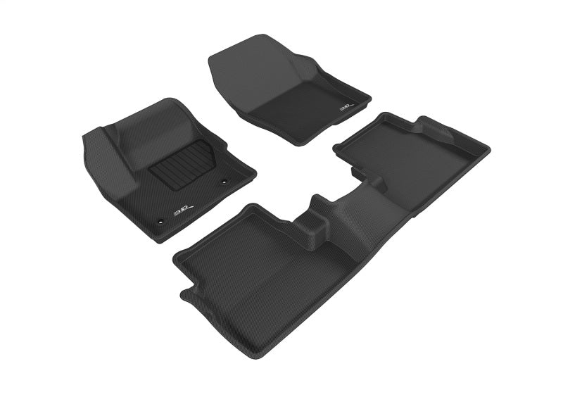 3D MAXpider 2015-2016 MKC Kagu 1st & 2nd Row Floormats - Black