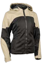 Load image into Gallery viewer, Speed and Strength Starstruck Mesh Jacket Trench Tan/Black Womens - XL
