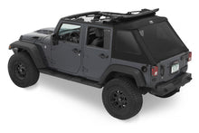 Load image into Gallery viewer, Bestop 07-18 Jeep Wrangler JK 4-Door Jeep Trektop Glide (Black Diamond)