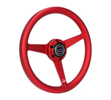Load image into Gallery viewer, NRG Aluminum Steering Wheel 330mm - Heritage Solid Spoke - Ergonomic Grip - Anadized Red