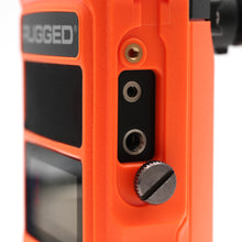 Load image into Gallery viewer, Rugged Radios Waterproof GMRS Handheld Radio with NOAA Alerts - FM Radio - Safety Orange