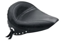Load image into Gallery viewer, Mustang 00-15 Harley Softail Standard Rear Tire Touring Solo Seat w/Studs - Black