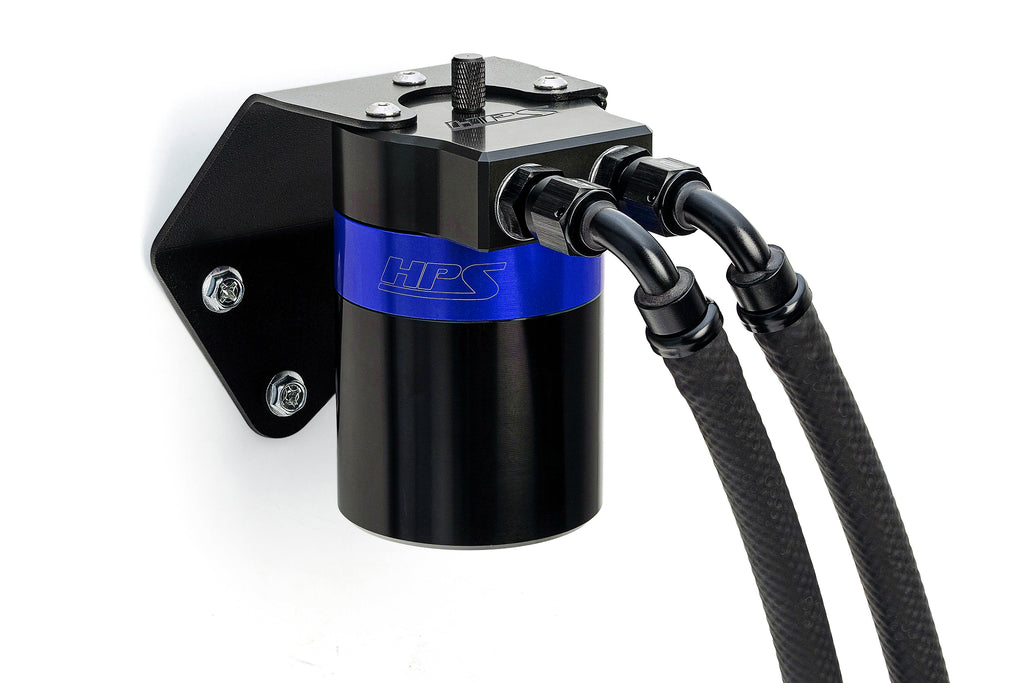HPS Performance 860-006BL Plug and play oil catch can kit