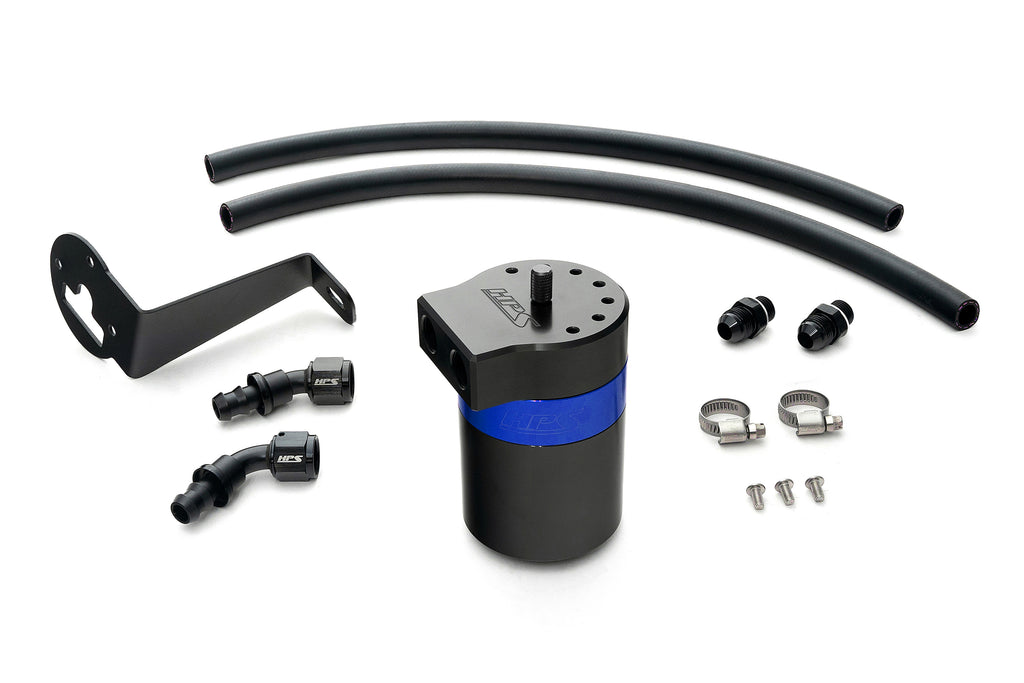 HPS Performance 860-008BL Plug and play oil catch can kit