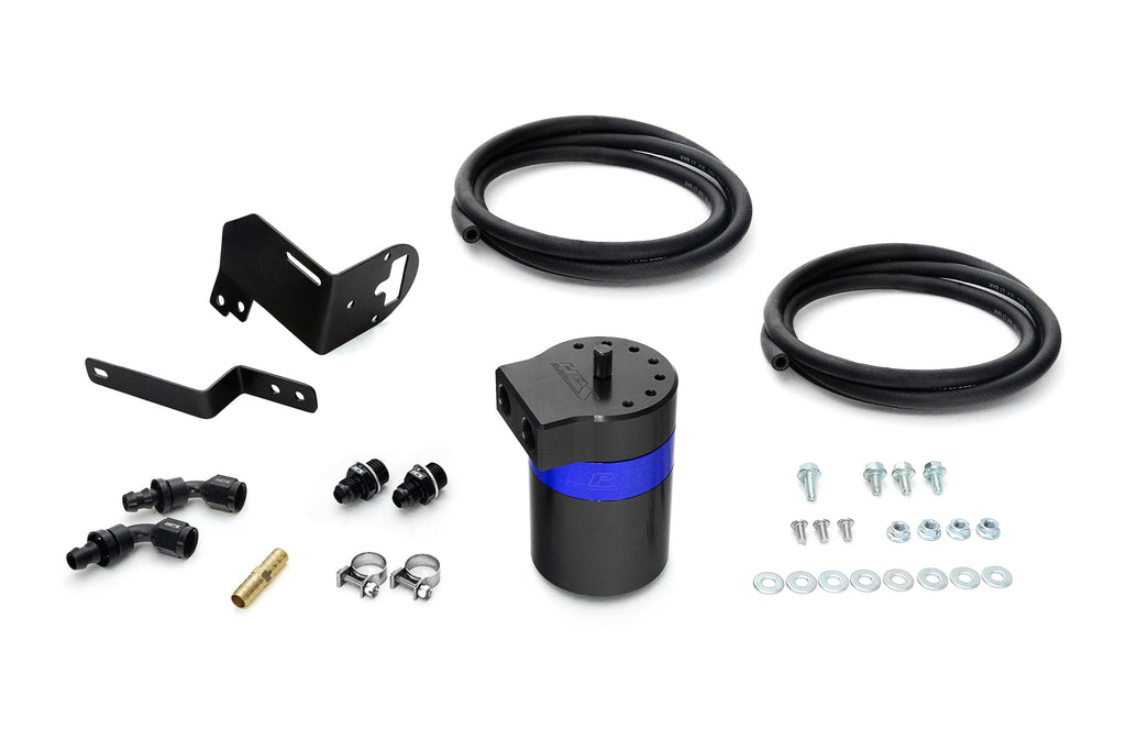 HPS Performance 860-014BL Plug and play oil catch can kit