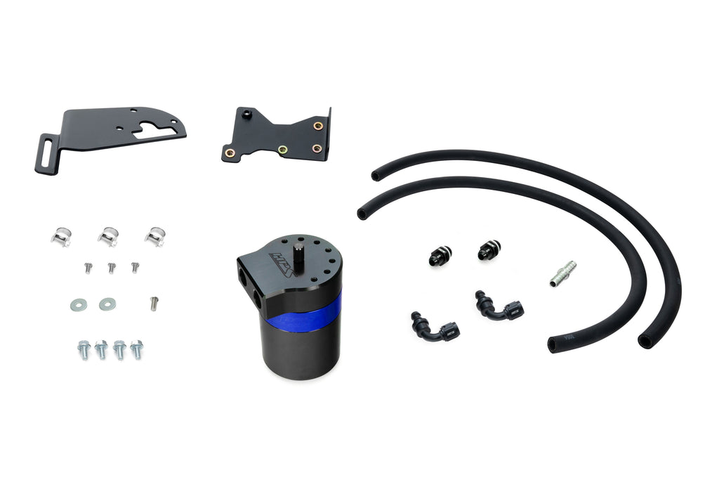 HPS Performance 860-025BL Plug and play oil catch can kit