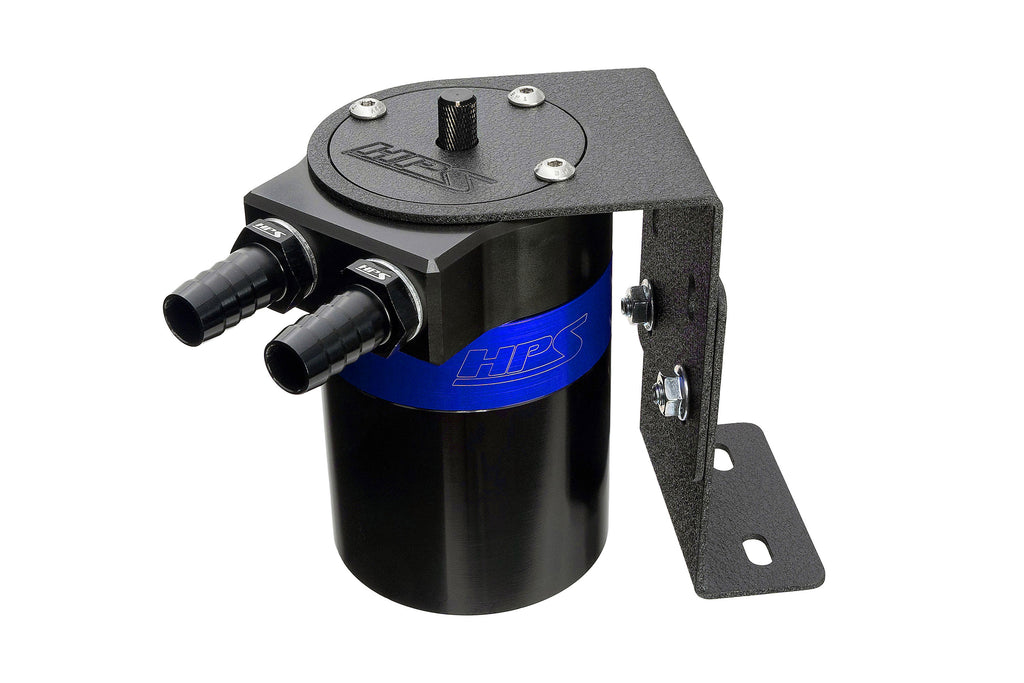 HPS Performance 3/8" Universal Oil Catch Can Kit 861-501BL Blue