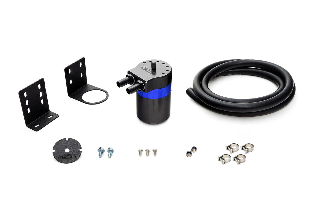 HPS Performance 3/8" Universal Oil Catch Can Kit 861-501BL Blue