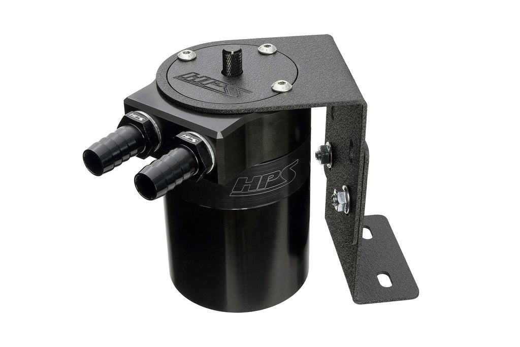 HPS Performance 3/8" Universal Oil Catch Can Kit 861-501WB Black