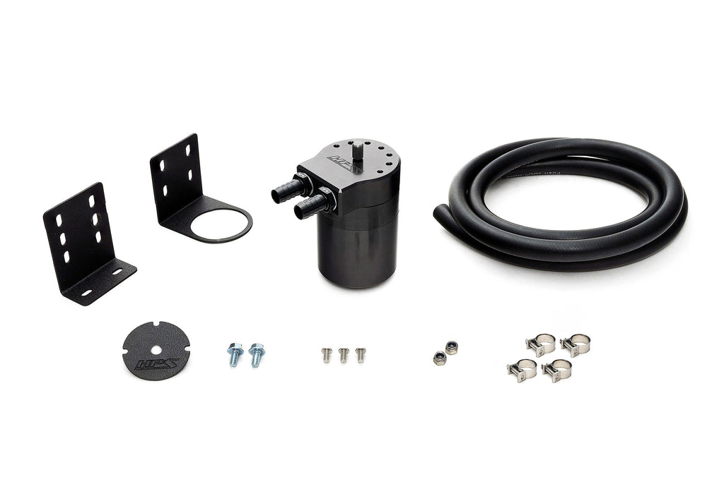 HPS Performance 3/8" Universal Oil Catch Can Kit 861-501WB Black