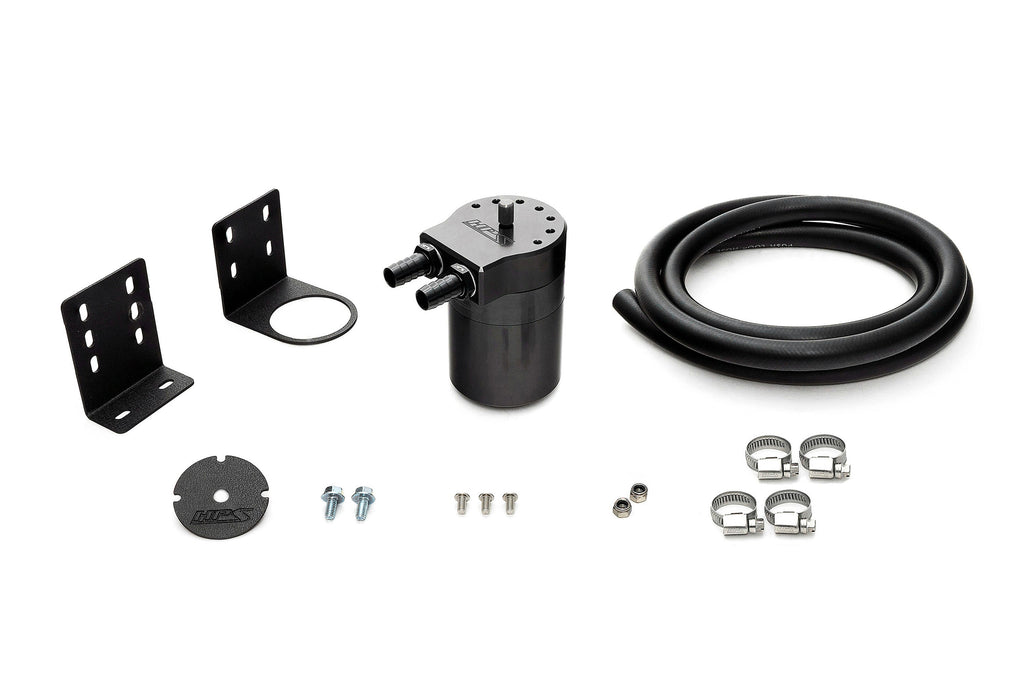 HPS Performance 1/2" Universal Oil Catch Can Kit 861-502WB Black