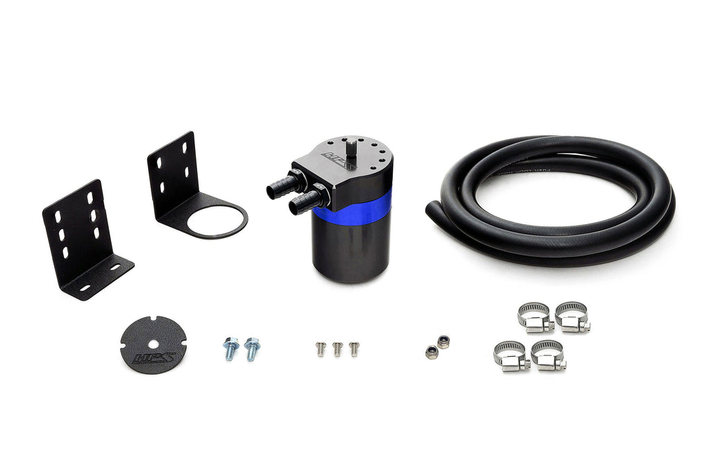 HPS Performance 5/8" Universal Oil Catch Can Kit 861-503BL Blue