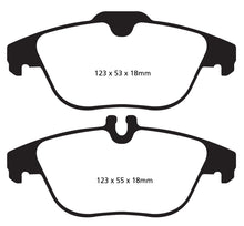 Load image into Gallery viewer, EBC 13-16 Mercedes-Benz GLK250 2.1 Twin TD Redstuff Rear Brake Pads