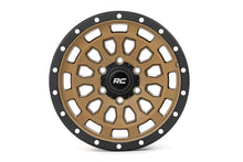 Load image into Gallery viewer, Rough Country 87 Series Wheel | Simulated Beadlock | Bronze/Black | 17x8.5 | 5x5 | +0mm