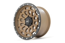 Load image into Gallery viewer, Rough Country 87 Series Wheel | Simulated Beadlock | Bronze/Black | 17x8.5 | 6x5.5 | +0mm
