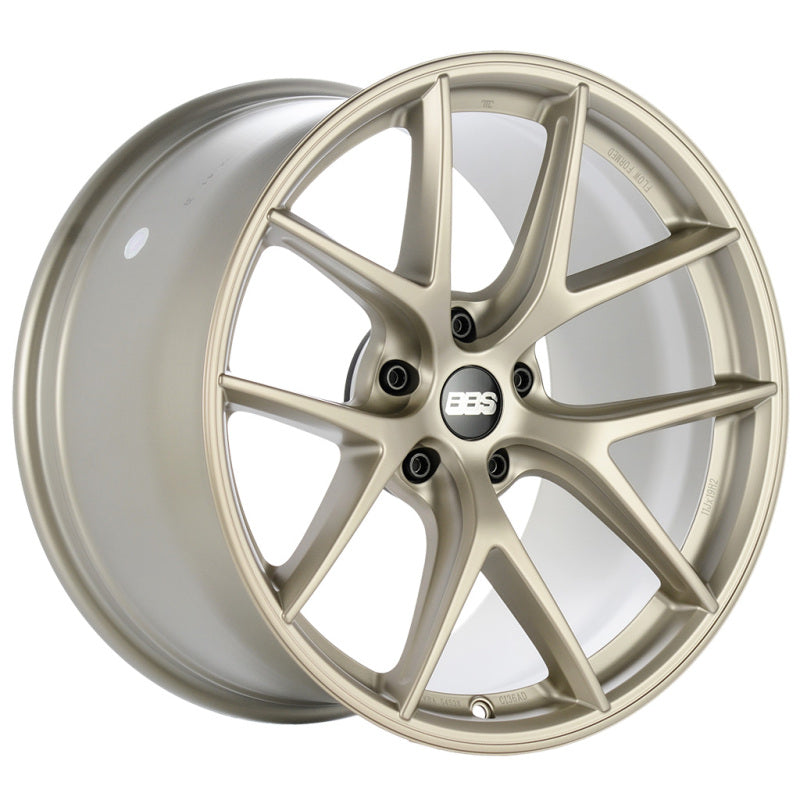 BBS Unlimited CI-R 19x8.5 ET52.5 (Face 1) Satin White-Gold Wheel