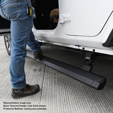 Load image into Gallery viewer, Go Rhino 07-17 Jeep Wrangler 4dr E-BOARD E1 Electric Running Board Kit (Cut Req.) - Bedliner Coating