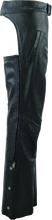 Load image into Gallery viewer, Kuryakyn By River Road Plains Leather Chaps Black Womens - Small