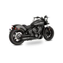 Load image into Gallery viewer, Vance &amp; Hines 2025 Indian Scout HO Slipons Black Slip-On Exhaust