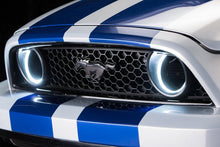 Load image into Gallery viewer, Oracle Ford Mustang 10-13 WP LED Fog Halo Kit (Grille Style) - White NO RETURNS