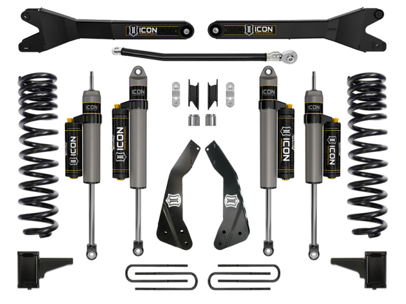 ICON 11-16 Ford F250/F350 4.5in Stage 4 Suspension System w/ Radius Arms