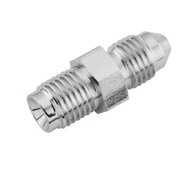 Twin Power Chrome Brake Fitting Male 3/8-24 Inverted Flare to AN-3 Male Straight