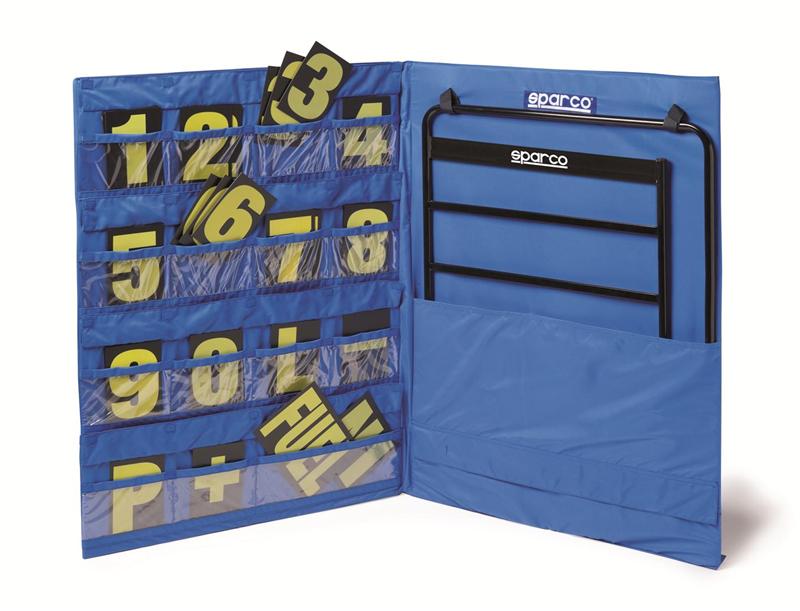 Sparco Pit Board And Numbers Kit W/Co
