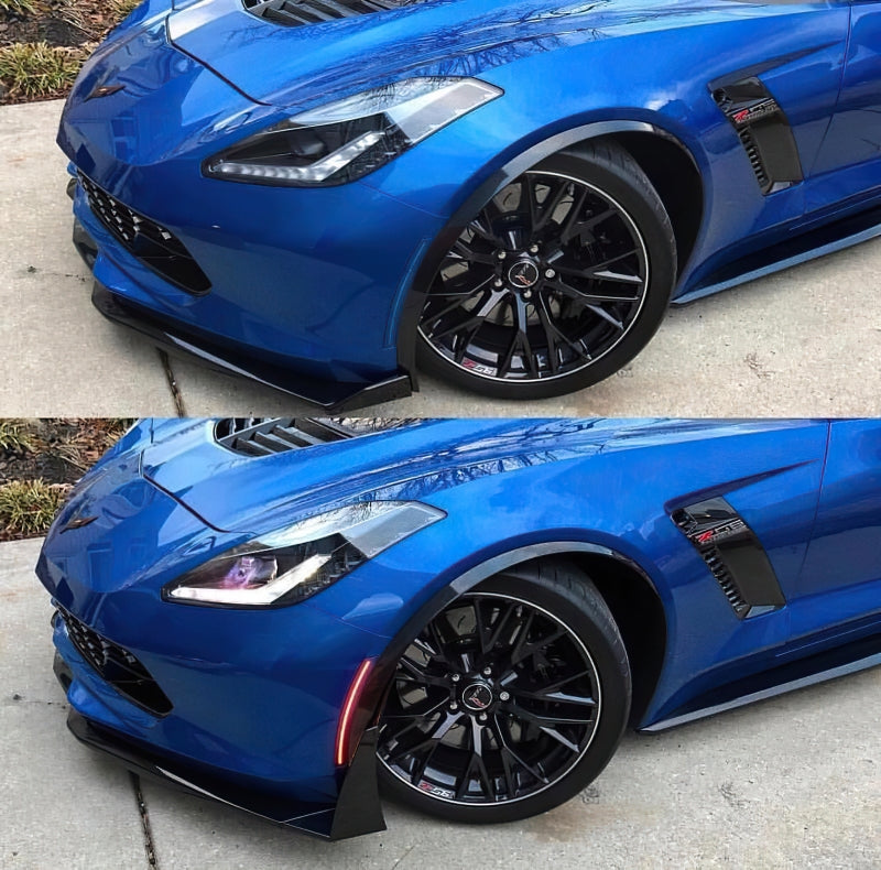 Oracle Chevrolet Corvette C7 Concept Sidemarker Set - Tinted - No Paint NO RETURNS