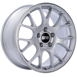 BBS CH-R 20x9 5x130 ET49 CB71.6 Brilliant Silver Polished Rim Protector Wheel w/ Motorsport Etching