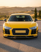 Load image into Gallery viewer, 2016–2018 Audi R8 V10 / V10 Plus Coupe 4S Gen 2 Front Bumper Lip Spoiler Set – Carbon Fiber