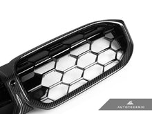Load image into Gallery viewer, AutoTecknic Dry Carbon Fiber Honeycomb Front Grille - G20 3-Series LCI