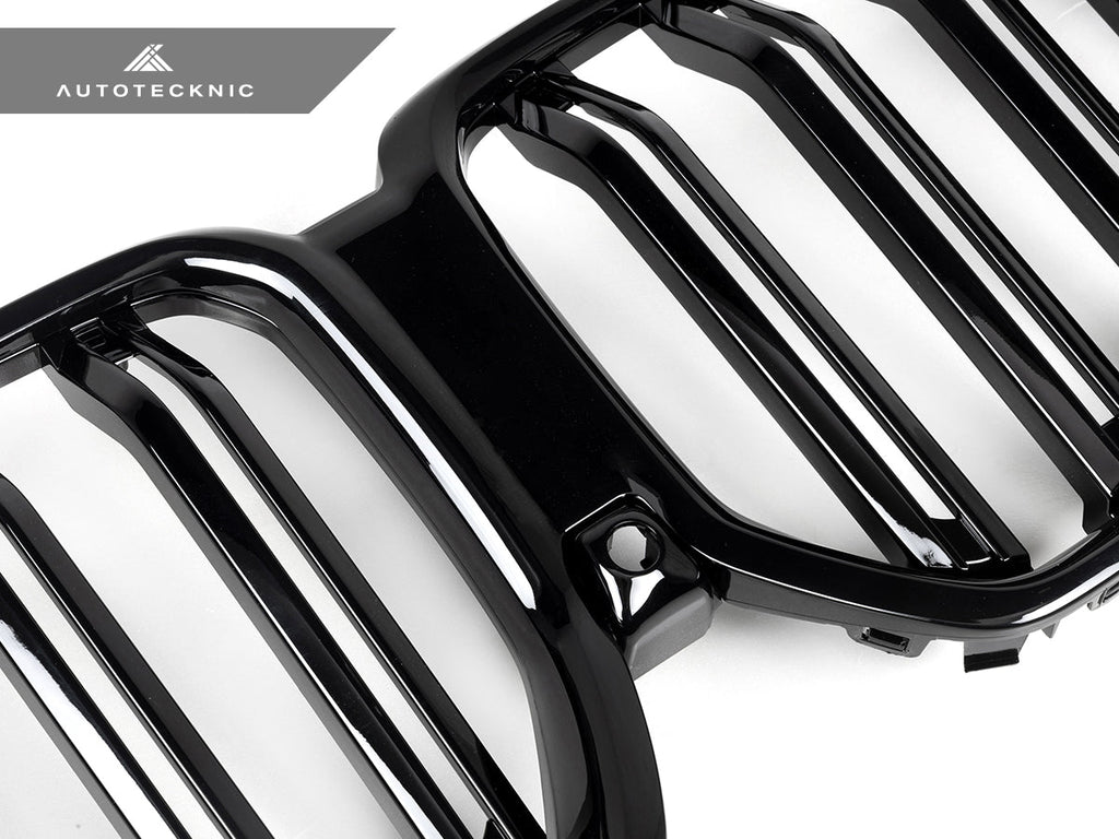 AutoTecknic Dual-Slats Gloss Black Front Grille - G06 X6 LCI