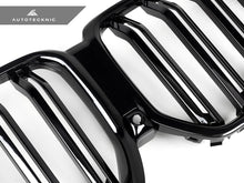 Load image into Gallery viewer, AutoTecknic Dual-Slats Gloss Black Front Grille - G06 X6 LCI