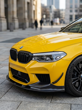 Load image into Gallery viewer, BMW 5 Series F90 M5 3D Style Carbon Fiber Front Lip (2018 +)