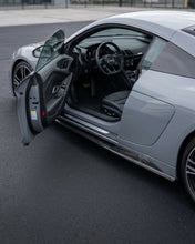 Load image into Gallery viewer, 2019–2023 Audi R8 V10 Coupe Side Skirt Extensions – Prepreg Dry Carbon Fiber