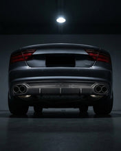Load image into Gallery viewer, 2013–2016 Audi A7 S-Line C7 Sportback Rear Bumper Diffuser – Carbon Fiber