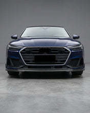 Load image into Gallery viewer, 2019–2024 Audi A7 S-Line / S7 4KA Sportback Front Chin Lip Spoiler – Carbon Fiber