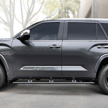 Load image into Gallery viewer, Go Rhino 23-24 Toyota Sequoia Sport Utility (Ex. Hybrid) E1 Electric Running Board Kit - Text. Black