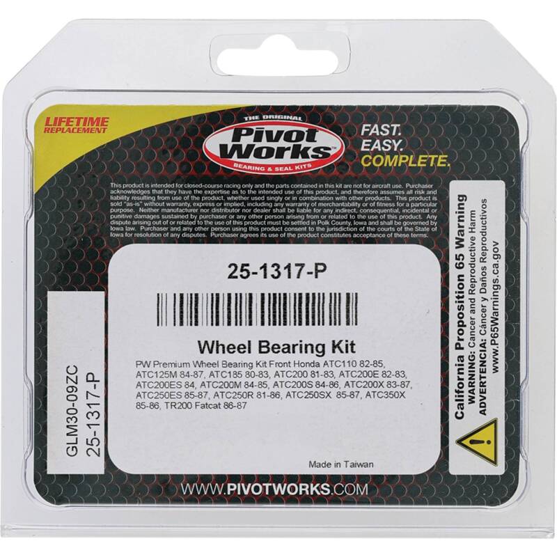 Pivot Works Pw Premium Wheel Bearing